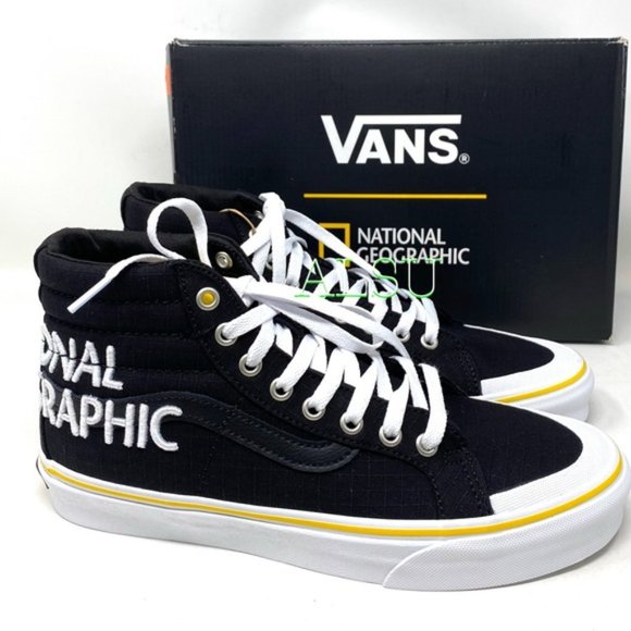 💖MEGA SALE💖VANS SK8-HI Reissue Nation Geographic Black Women's 6.5 VN0A3TKPXHP - Picture 14 of 14